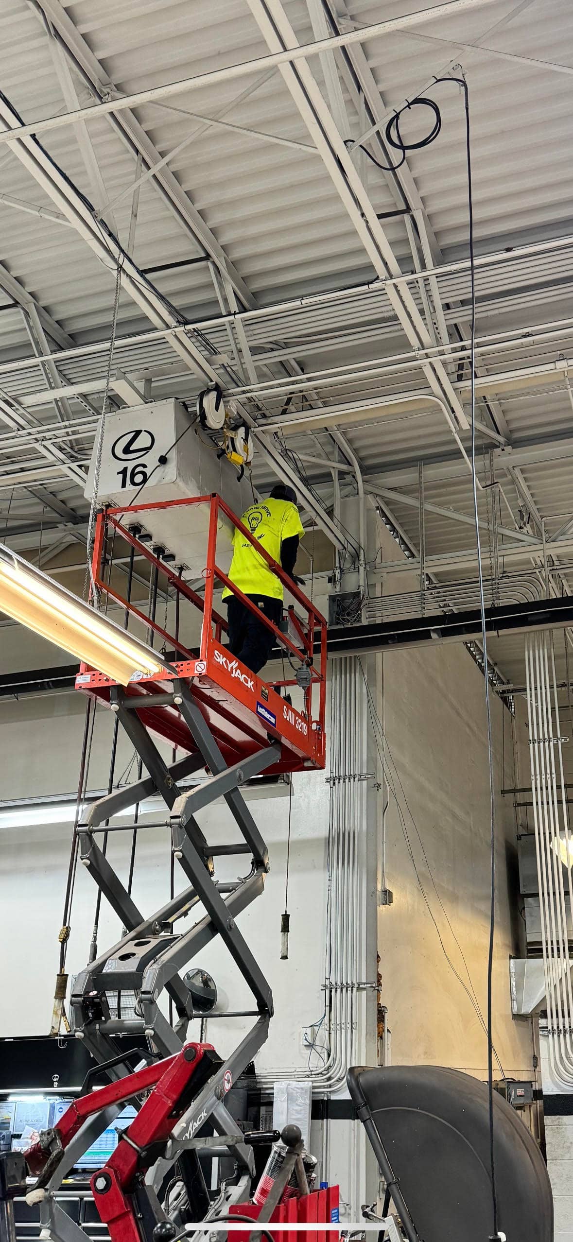 Commercial electrical work by A Hare Above Electric