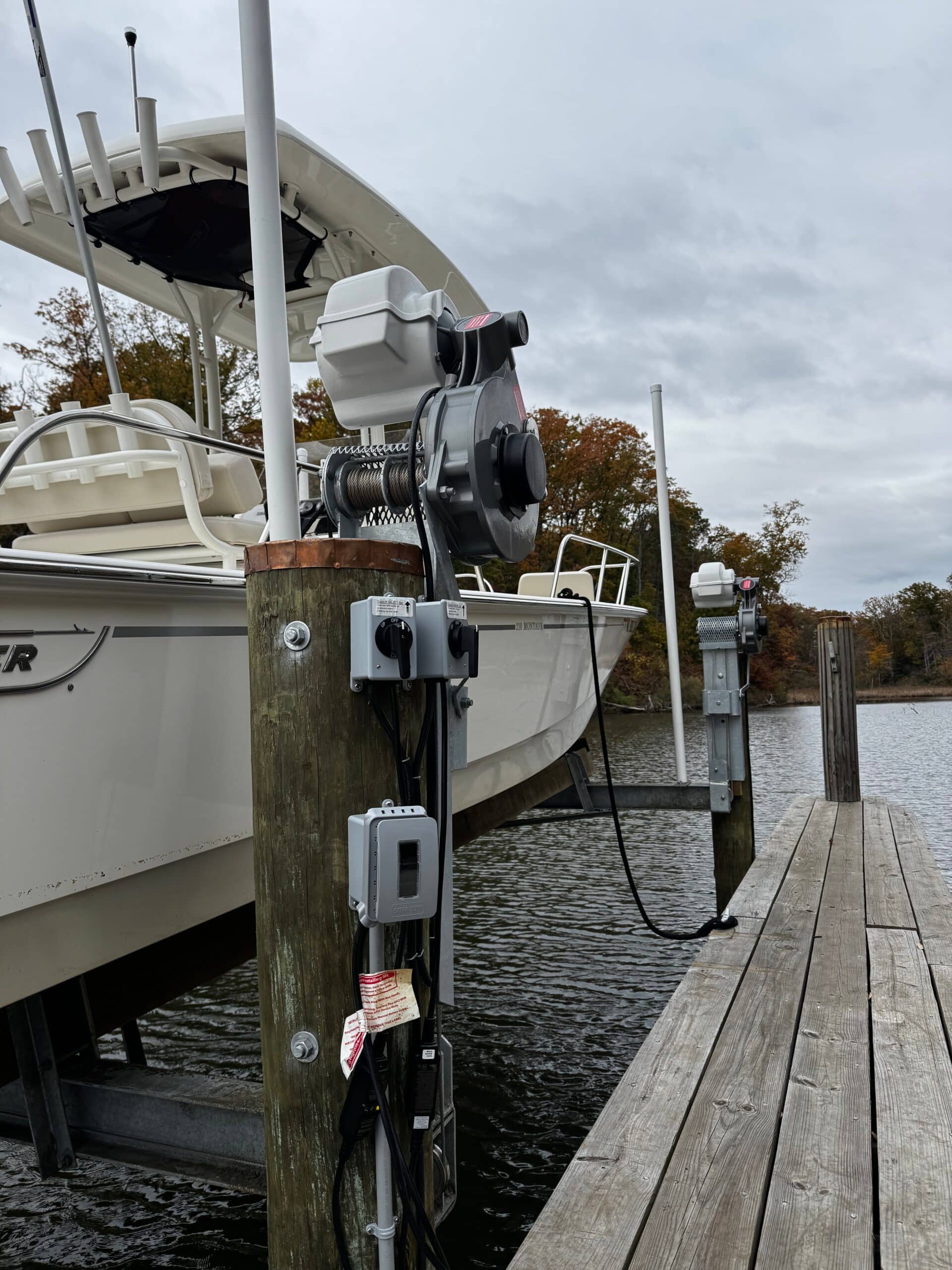 Marinas/Docks electrical work by A Hare Above Electric