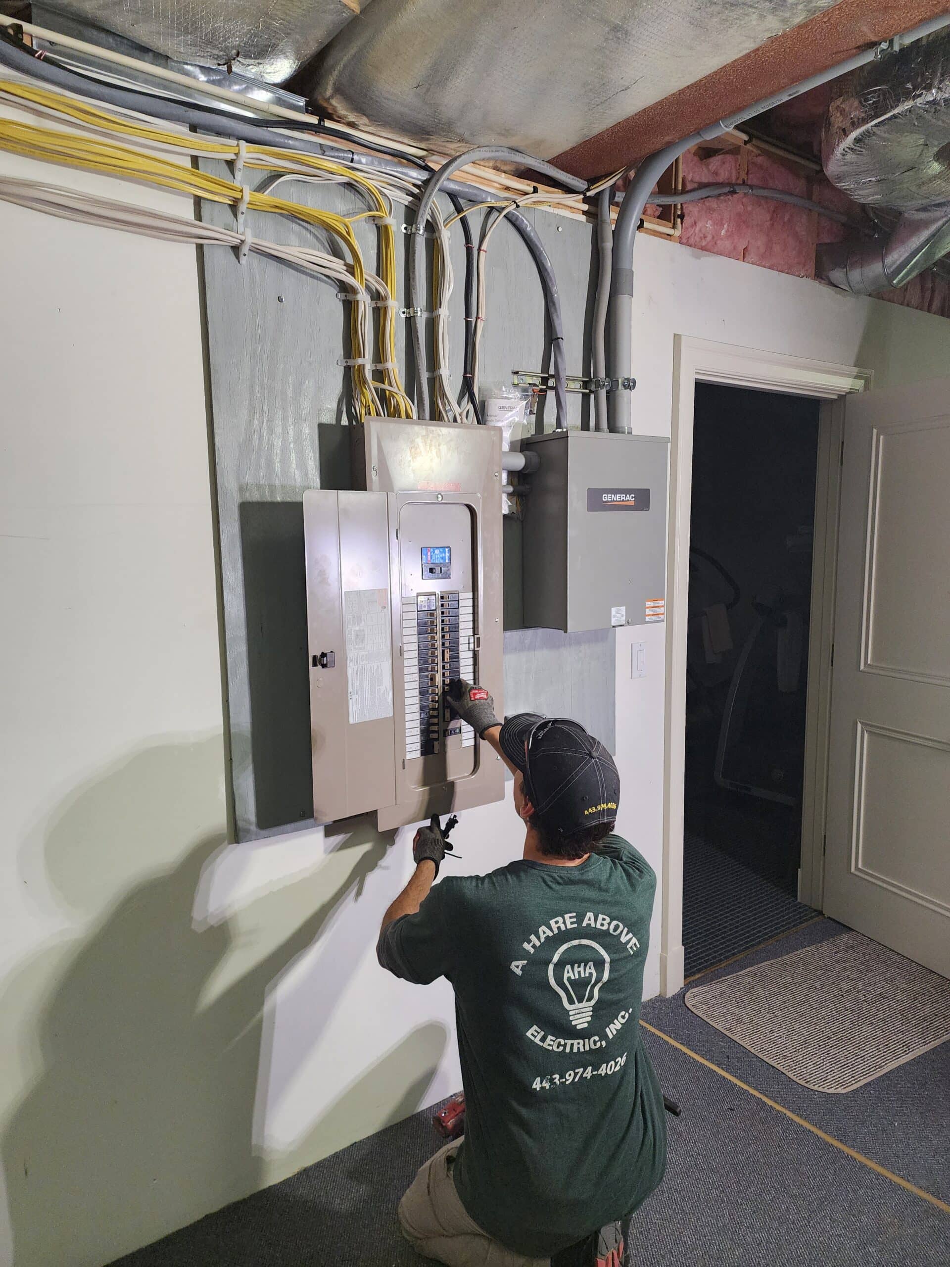 Service/Utility electrical work by A Hare Above Electric